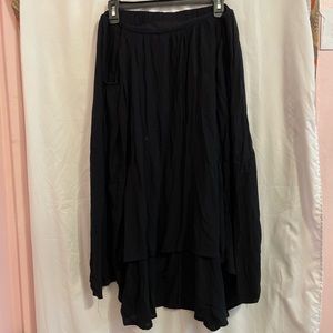 SOLD // Flying Tomato Black High Low Skirt